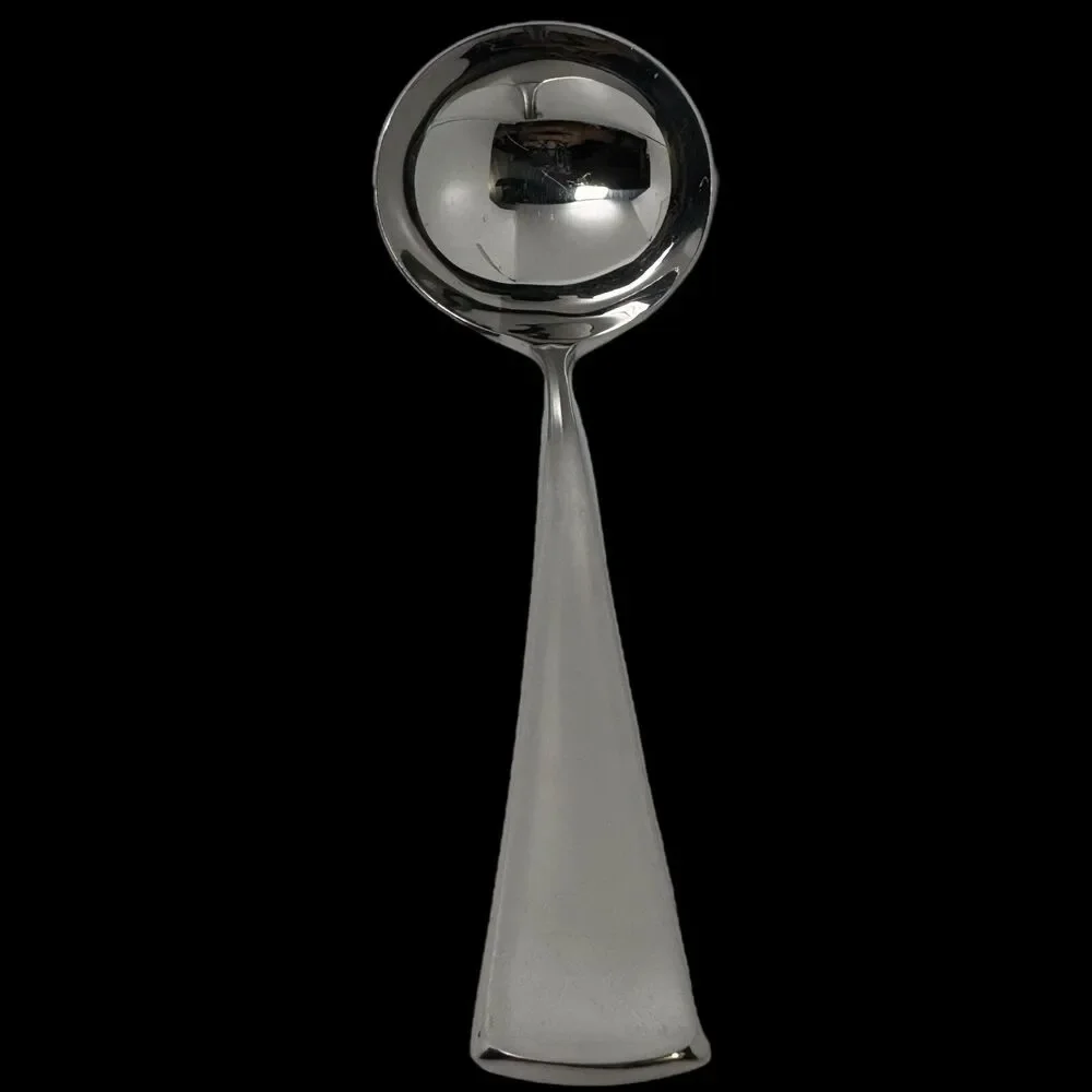 Gorham Stephanie Frosted‎ Hostess Set Meat Fork Gravy Ladle Pierced Tablespoon
